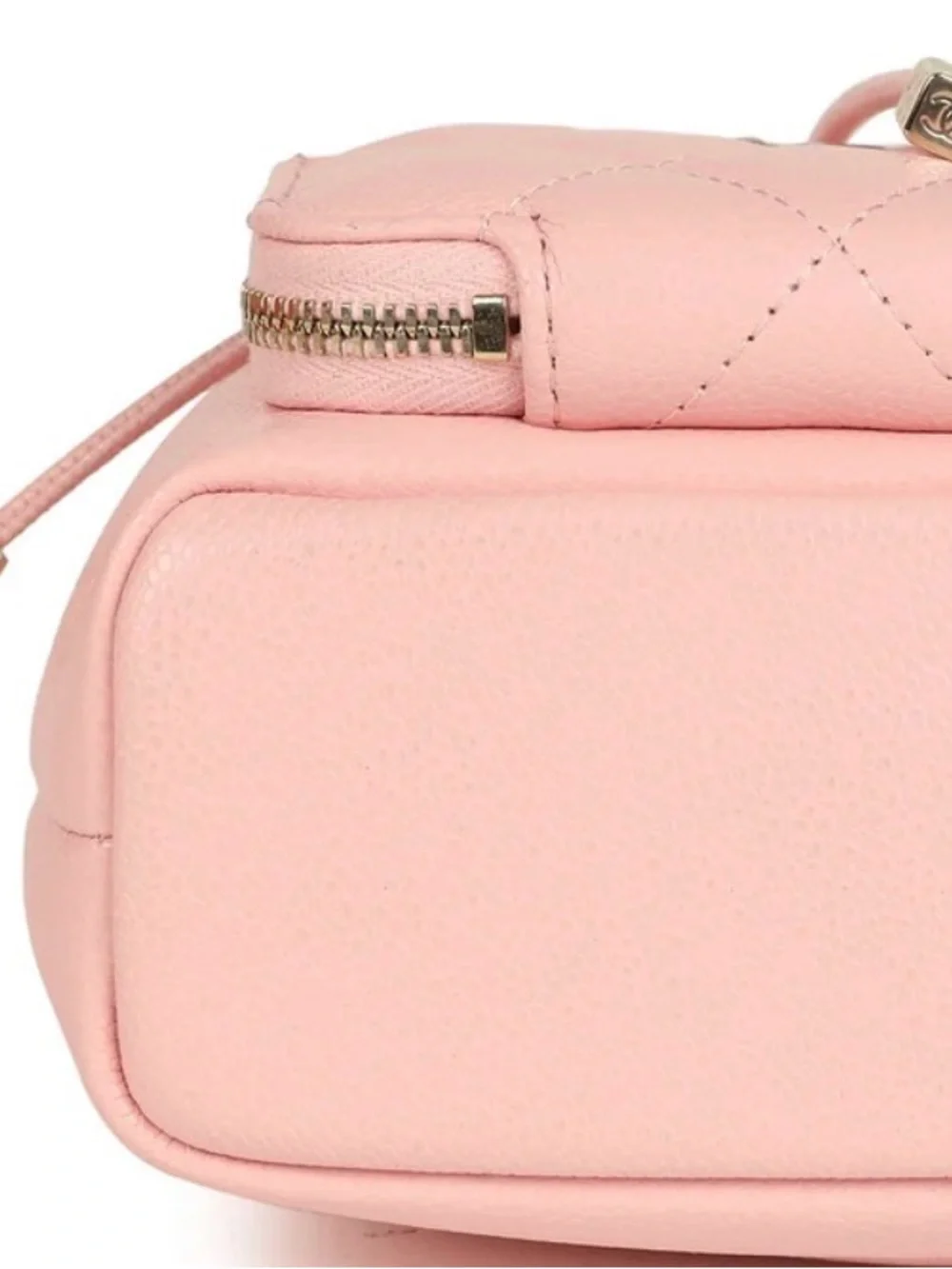 CHANEL 2025 NWT Pink Quilted Mini Bucket Bag with Gold Hardware